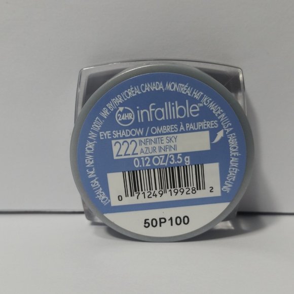 L'oreal Powder Cream Eye Shadow Infinite Sky Blue - Picture 2 of 4